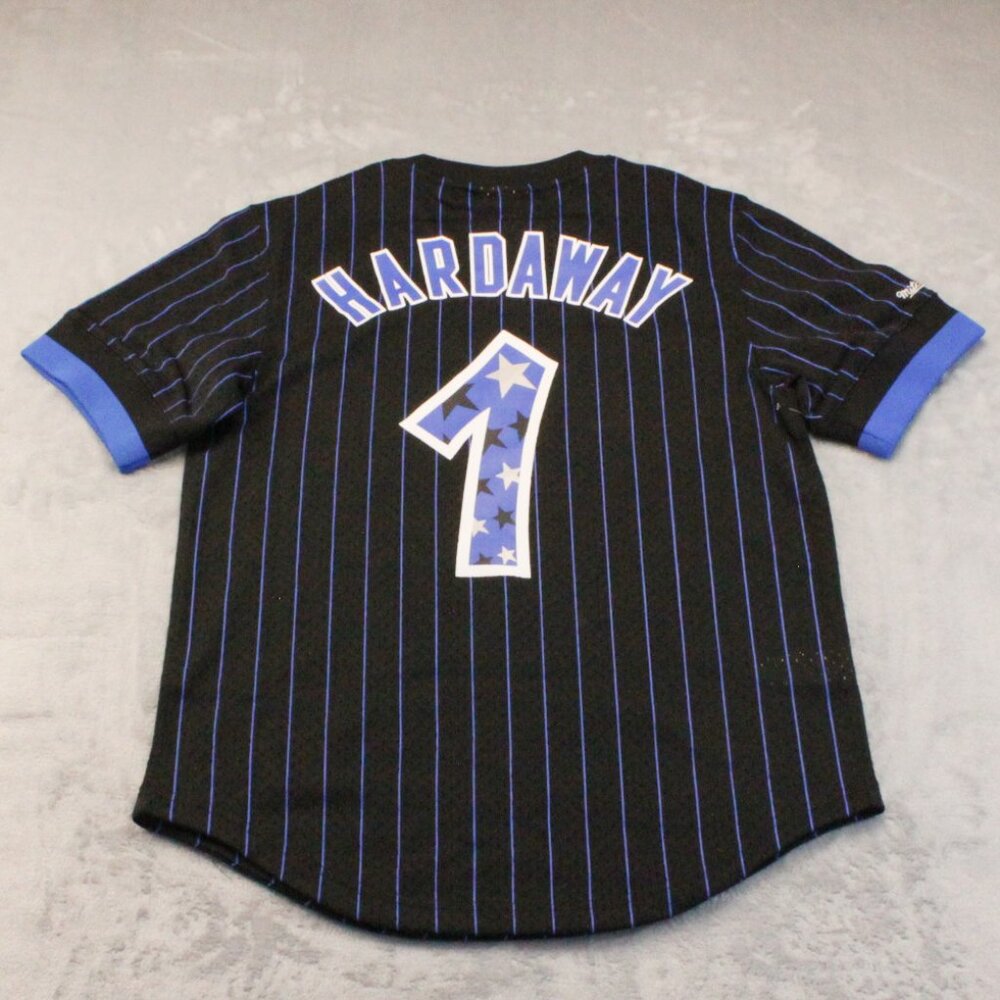 Orlando Magic Name and Number Crewneck Jersey Short Sleeve #1 'Hardaway' Men's S - Picture 4 of 11